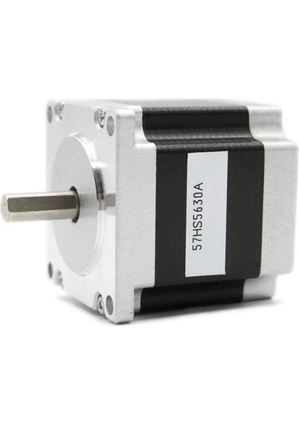 57HS5630 Nema 23 Step Motor 1.1nm 2.7V 3A 8mm D Mil 2 Faz 1.8 Derece 200 Adım 3D Yazıcı Printer Cnc modelleri