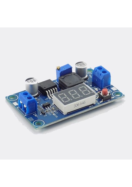 Voltmetreli LM2596 Ayarlı Modül Ayarlanabilir 3A Güç Kaynağı