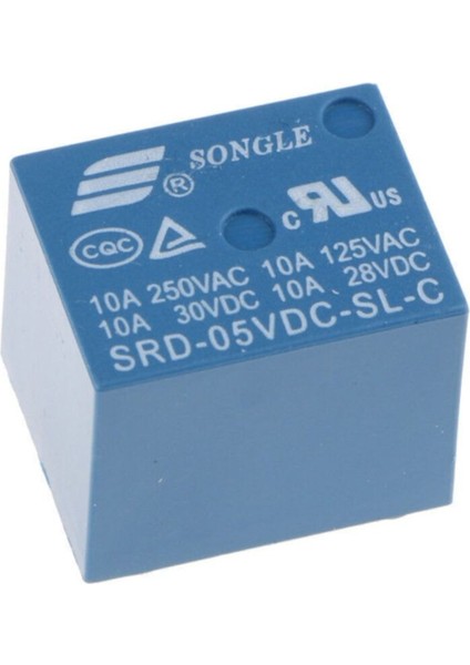 Songle 250V 10A SRD-05VDC-SL-C 5V Dc Röle 5 Pin Pcb Montaj Tip 220V No Nc Güç Rölesi Spdt modelleri