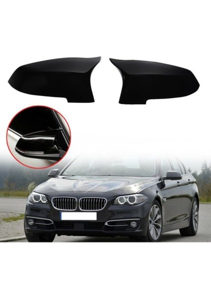 Bmw 5.seri F10 Lci Uyumlu Parlak Siyah Batman Ayna Kapağı