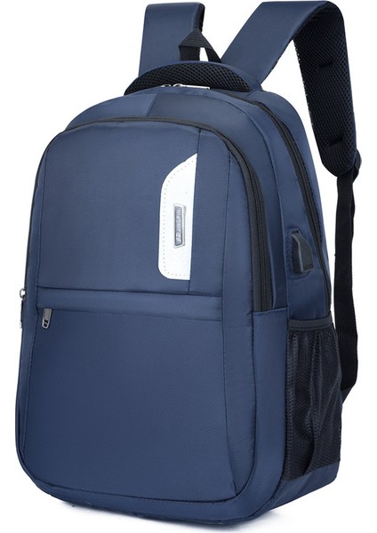 Moda Büyük Kapasiteli Basit Su Geçirmez Okul Çantası (Yurt Dışından)