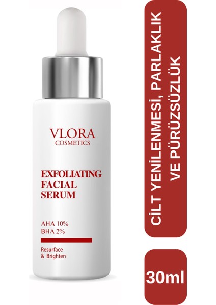 Exfoliatig Facial Serum 30 Ml ( %10 Aha %2 Bha )