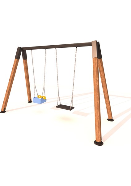 Ahşap Salıncak, Ikili Park Salıncağı Ahşap fiyatları
