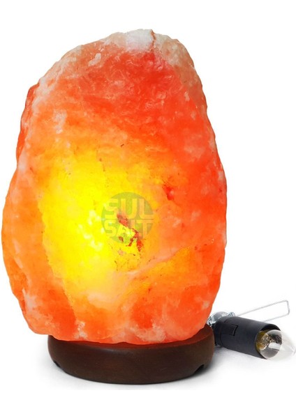 E14 Himalaya Tuz Lambası 4-5 kg | Pembe Turuncu Renk Himalaya Tuz Lambası | Açma Kapama Düğmeli Mas fiyatları