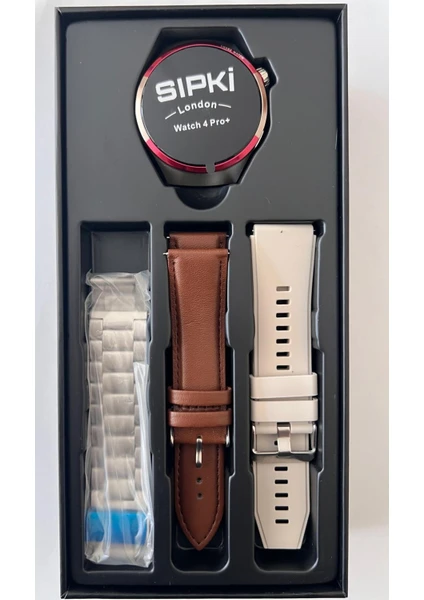 Sıpki Watch 4 Pro+ Plus Super Amoled Ekran Akıllı Saat