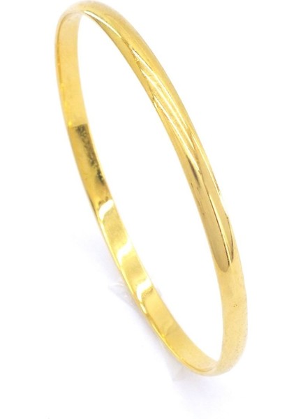 Bz Düz Ray Model 22 Ayar Altın Kaplama Bilezik BLZ-3016