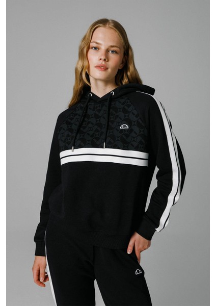 Kapüşonlu Kadın Sweat EF164-BK