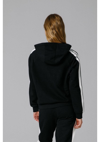 Kapüşonlu Kadın Sweat EF164-BK indirimleri
