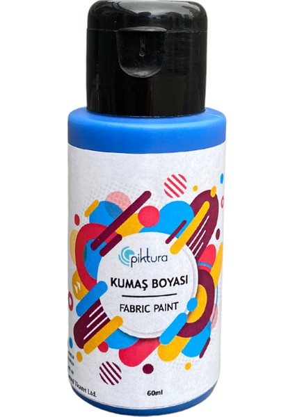 Sedefli Mavi Renk Kumaş Boyası 120ml (simli)