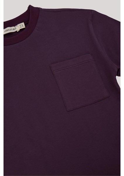 Erkek Çocuk Bordo T-Shirt