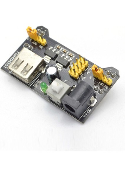 Breadboard 3.3V 5V Güç Kaynağı Modülü USB Besleme 2 Çıkışlı Elektronik Prototip Devre Deney Test