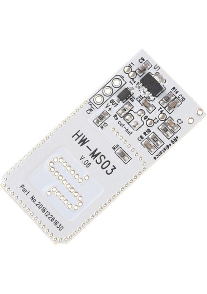 HW-MS03 Mikrodalga Radar Sensör Modül 2.4ghz / 5.8ghz Kablosuz Alarm Dedektör Işık Kontrol Otomatik
