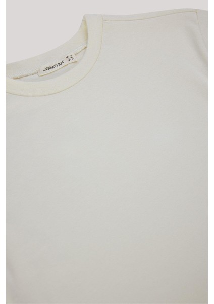 Erkek Çocuk Ekru T-Shirt