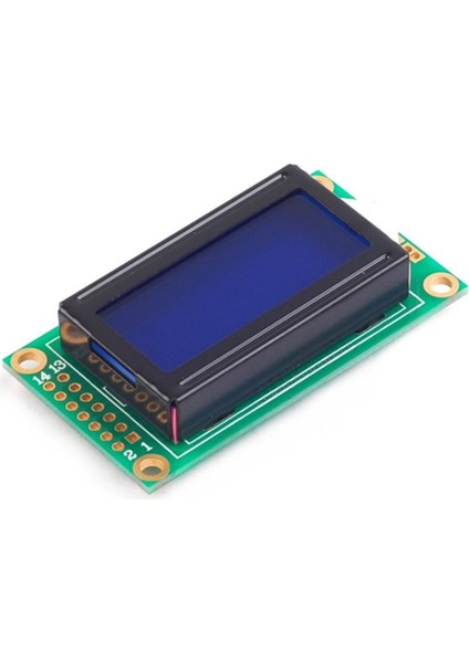 0802A 2x8 Mavi Karakter LCD Modül Display Ekran 5V Beyaz Arka Işık 8x2 8 x 2 LCD Gösterge Menü