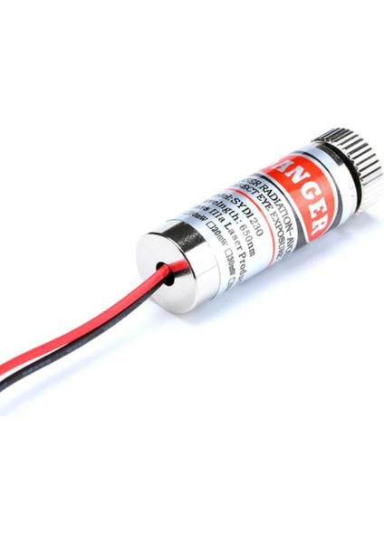 Nokta Lazer Modül Kırmızı 5mw 650NM Lens Odak Ayarı 12MM Çap modelleri