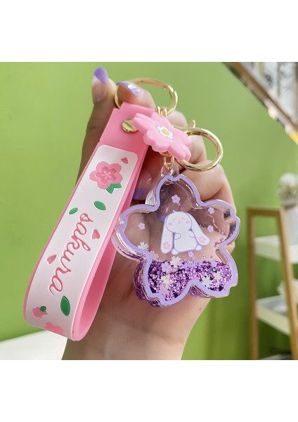 Kar Tanesi Çanta Anahtarlığı Dekorasyonu Küçük Hediye (Yurt Dışından)