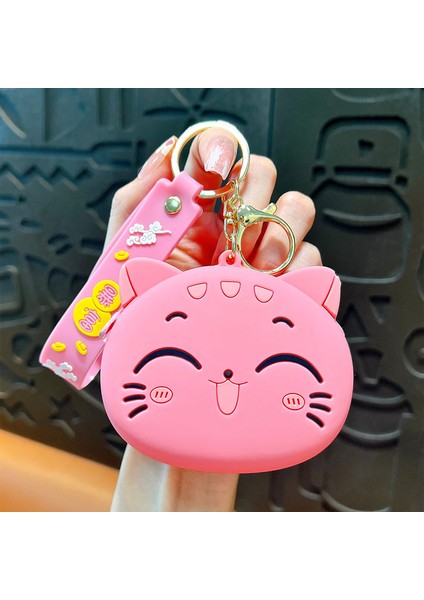 Kedi Bozuk Para Cüzdanı Çanta Anahtarlığı Dekorasyon Küçük Hediye (Yurt Dışından)