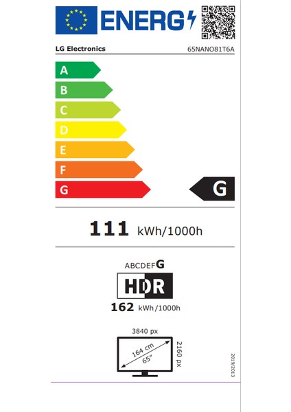 65NANO81T6A 65'' 165 Ekran Uydu Alıcılı 4K Ultra HD webOS  Smart Nanocell LED TV