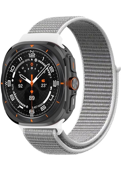Samsung Galaxy Watch Ultra 47 mm Uyumlu Spor Loop Kordon Hasır Örgü Kayış Cırt Cırtlı Velcro fiyatları