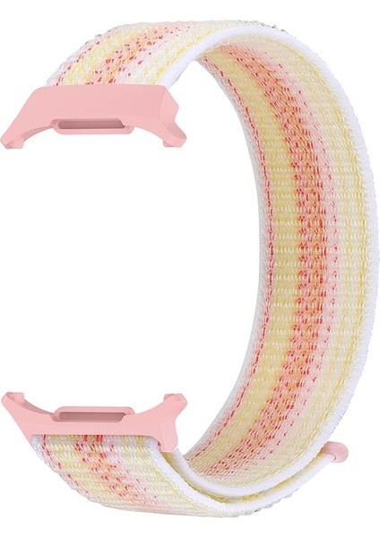 Samsung Galaxy Watch Ultra 47 mm Uyumlu Spor Loop Kordon Hasır Örgü Kayış Cırt Cırtlı Velcro