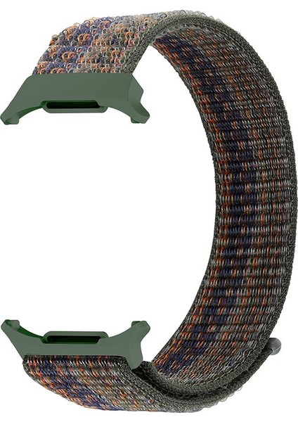 Samsung Galaxy Watch Ultra 47 mm Uyumlu Spor Loop Kordon Hasır Örgü Kayış Cırt Cırtlı Velcro