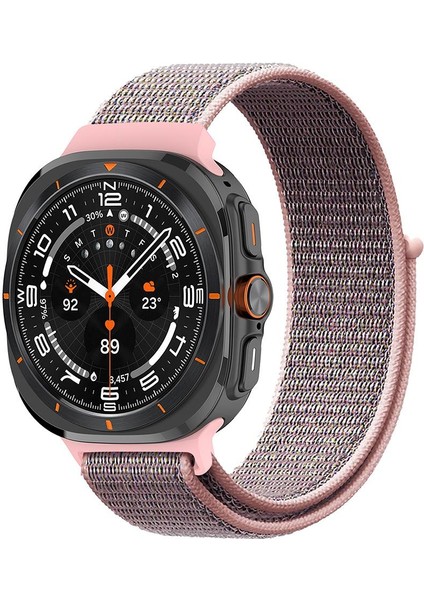 Samsung Galaxy Watch Ultra 47 mm Uyumlu Spor Loop Kordon Hasır Örgü Kayış Cırt Cırtlı Velcro fiyatları
