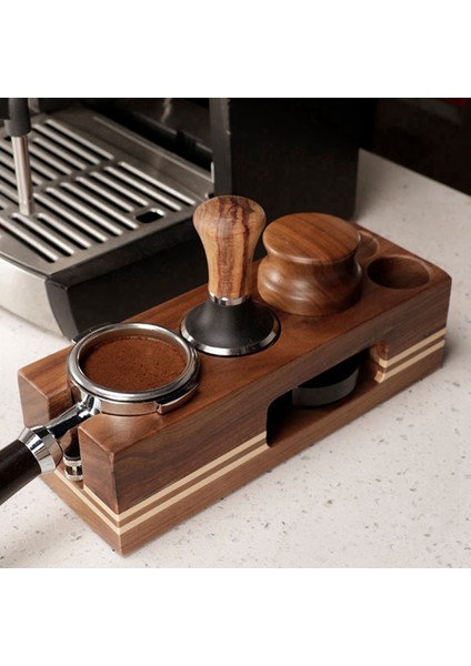 Kahve Sabotaj Tutucu Ahşap Dolum Destek Tabanı Espresso Kurcalama Mat Istasyonu Barista Kahve Aksesuarları Için Standı 54MM (Yurt Dışından) indirimleri