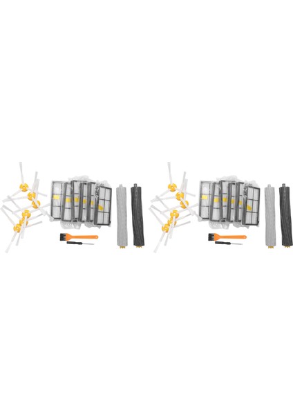Запасные Части Пылесоса,ırobot Roomba 860 870 880 890 960 980 990 Için Elektrikli Süpürge, 12 Filtre, 12 Yan Fırça, 2 Kir Çıkarıcı Aksesuarda (Yurt Dışından)