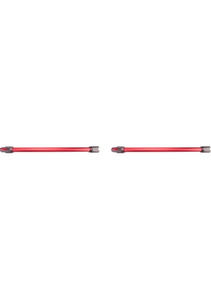 Запасные Части Пылесоса,2x Hızlı Bırakma Uzatma Değnek Tüpü Dyson V7 V8 V10 V11 Elektrikli El Süpürgesi Yedek Parçalar Kırmızı (Yurt Dışından)