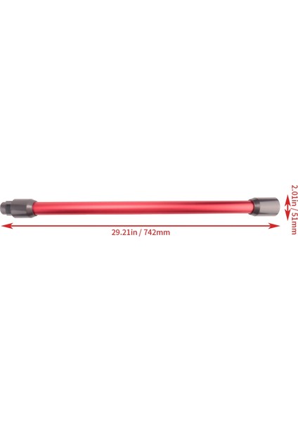 Запасные Части Пылесоса,2x Hızlı Bırakma Uzatma Değnek Tüpü Dyson V7 V8 V10 V11 Elektrikli El Süpürgesi Yedek Parçalar Kırmızı (Yurt Dışından) indirimleri