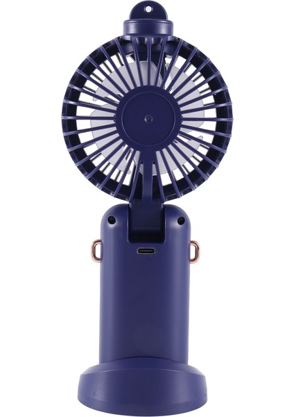 5000MAH Katlanır Elektrikli Fan USB Şarj Edilebilir Hava Soğutma Fonksiyonu 5 Hız Dijital Ekran El Fanı, A (Yurt Dışından)