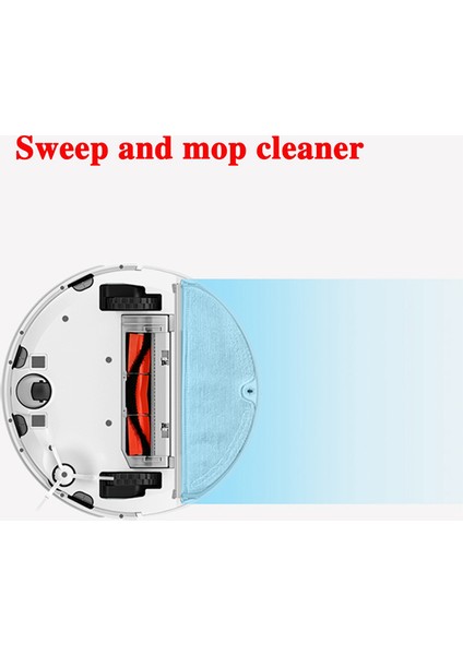 Запасные Части Пылесоса,5 Adet Tam Kapak Tasarımı Paspas Xiaomi Mijia 1c 1t F9 D9 Robot Vakum Paspas Kuru Islak Paspas Bezi Parçaları Su Deposu Paçavra (Yurt Dışından)