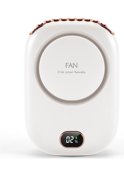 Fan Mini USB Soğutucu Şarj Edilebilir Ventilador Seyahat El Taşınabilir Sessiz Küçük Elektrikli Soğutma Fanları Beyaz (Yurt Dışından)