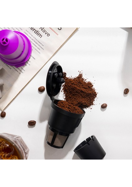 6 Adet Yeniden Kullanılabilir Kahve Filtreleri B31/B40/B45/B50/B55/B60/B65 B75K-1.0 Serisi Yeniden Kullanılabilir Kahve Kapsülü-A (Yurt Dışından)