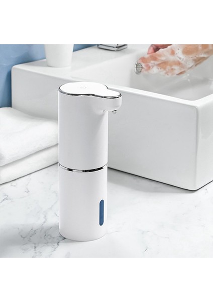 Otomatik Köpük Sabunluklar Banyo Akıllı Yıkama El Makinesi, USB Şarjlı Beyaz Yüksek Kaliteli Abs Malzeme (Yurt Dışından)