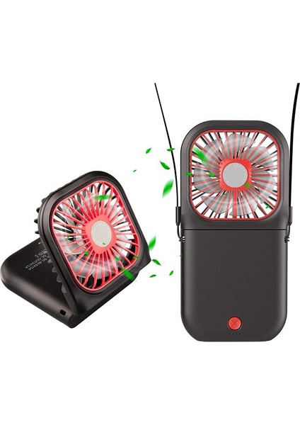 Taşınabilir Mini Fan USB Şarj Edilebilir El Ayarlanabilir Masaüstü Hava Soğutucu Ev Ofis Masası Açık Seyahat Için B (Yurt Dışından)
