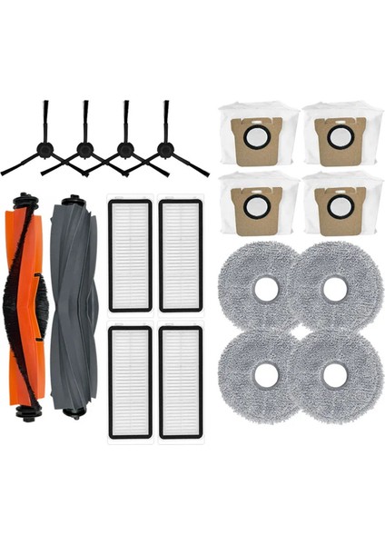 Запасные Части Пылесоса,dreame Bot L20 Ultra / X20 Pro Robot Vakum Yedek Parçaları Için Aksesuar Kiti Ana Yan Fırçalar Paspas Filtreleri Toz Torbaları (Yurt Dışından) fiyatları