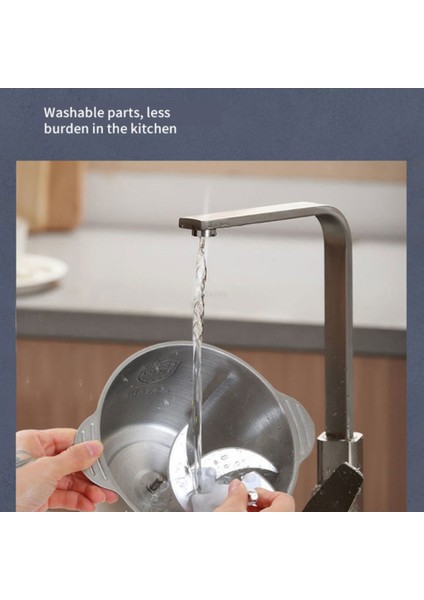 Paslanmaz Çelik Elektrikli Kıyma Makinesi 3l Karıştırıcılar Çok Fonksiyonlu Dilimleme Ev Öğütücü Ab Tak (Yurt Dışından)