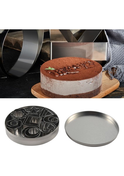 24 Adet Mini Kurabiye Kesici Şekil Seti Kurabiye Kalıbı Paslanmaz Çelik Pasta Hamur Çörek Kil Metal Pişirme Kalıp Kek Kalıbı Aracı (Yurt Dışından)