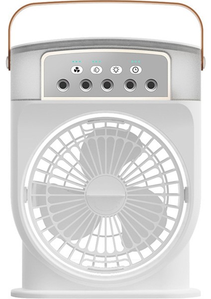 Klima Fanı USB Kişisel Soğutucu Mini Nemlendirici 7 Renk LED Işıkları ile Misting Taşınabilir Fan-Beyaz (Yurt Dışından) fırsatları