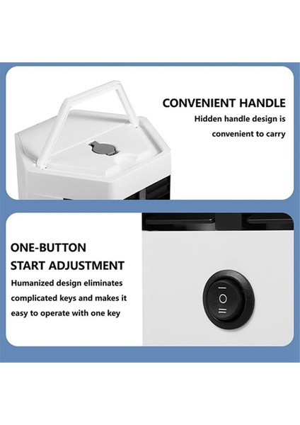 Mini Klima Fanı Masaüstü Soğutucu USB Taşınabilir Nemlendirici Su Soğutma Yatak Odası ve (Yurt Dışından)