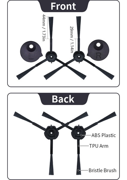 Eve Plus Ana Yan Fırça Robotlu Süpürge Aksesuarları Için Hepa Filtre Paspas (Yurt Dışından) modelleri