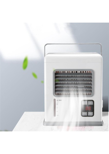 Taşınabilir Klima Fan Soğutucu, Düşük Gürültülü Fan, Ev Ofis Yatak Odasına Uygun Soğutma ve Nemlendirme (Yurt Dışından) fiyatları