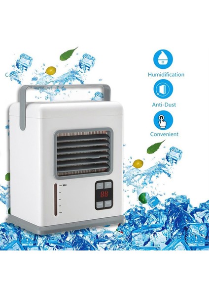 Taşınabilir Klima Fan Soğutucu, Düşük Gürültülü Fan, Ev Ofis Yatak Odasına Uygun Soğutma ve Nemlendirme (Yurt Dışından) indirimleri