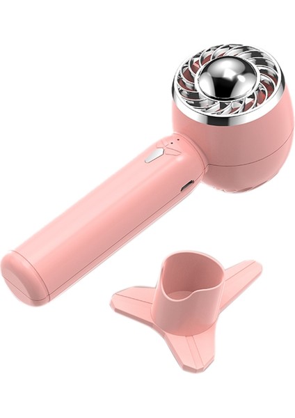 Mini Taşınabilir Fan USB Şarj Edilebilir Soğutma El Üç Hız Ayarı Ventilador Soğutucu Dışında Seyahat Artefaktı, B (Yurt Dışından)