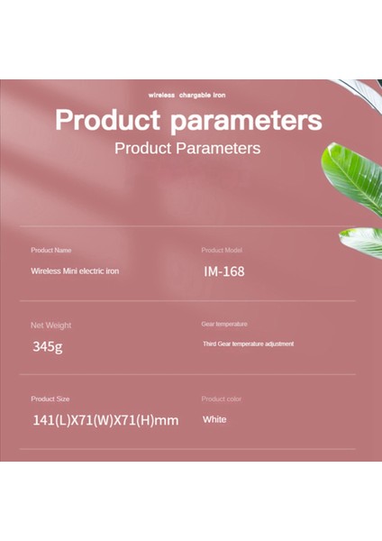 Mini Kablosuz Elektrikli Demir Giysi Için Taşınabilir Şarj Edilebilir Seyahat Demir Kuru Islak El Asılı Ütü Makinesi (Yurt Dışından) fırsatları