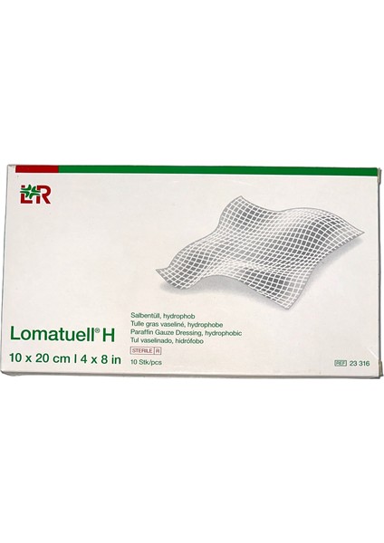 Lomatuell H Parafinli Tül yaraa Ört. 10 x 20 cm -1 Adet