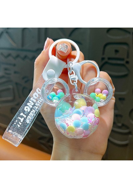 Mickey Araba Anahtarlık Çanta Kolye Dekorasyon Hediye (Yurt Dışından)