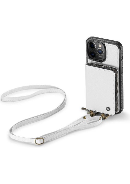 IPhone 12 Için Kılıf Pro Max Çift Kayış Cüzdan Şık ve Fonksiyonel Rfıd (Yurt Dışından)