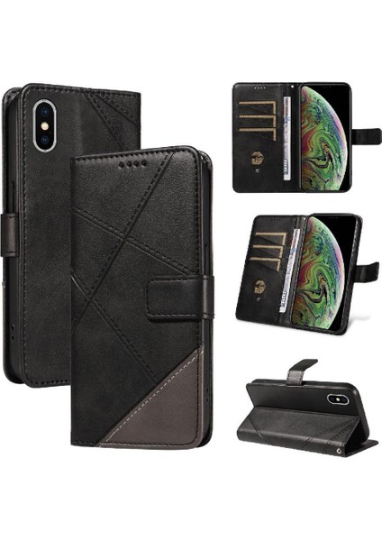 IPhone Xs Max Yüksek Kalite ve Kart Yuvası Deri Telefon Kılıfı Için Flip Case (Yurt Dışından) indirimleri